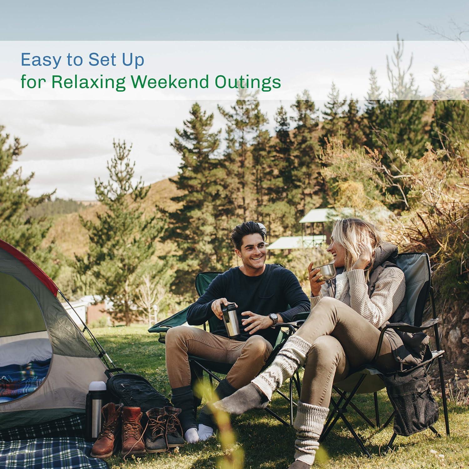 Carpa para 2 Personas Wakeman con Cubierta para Lluvia