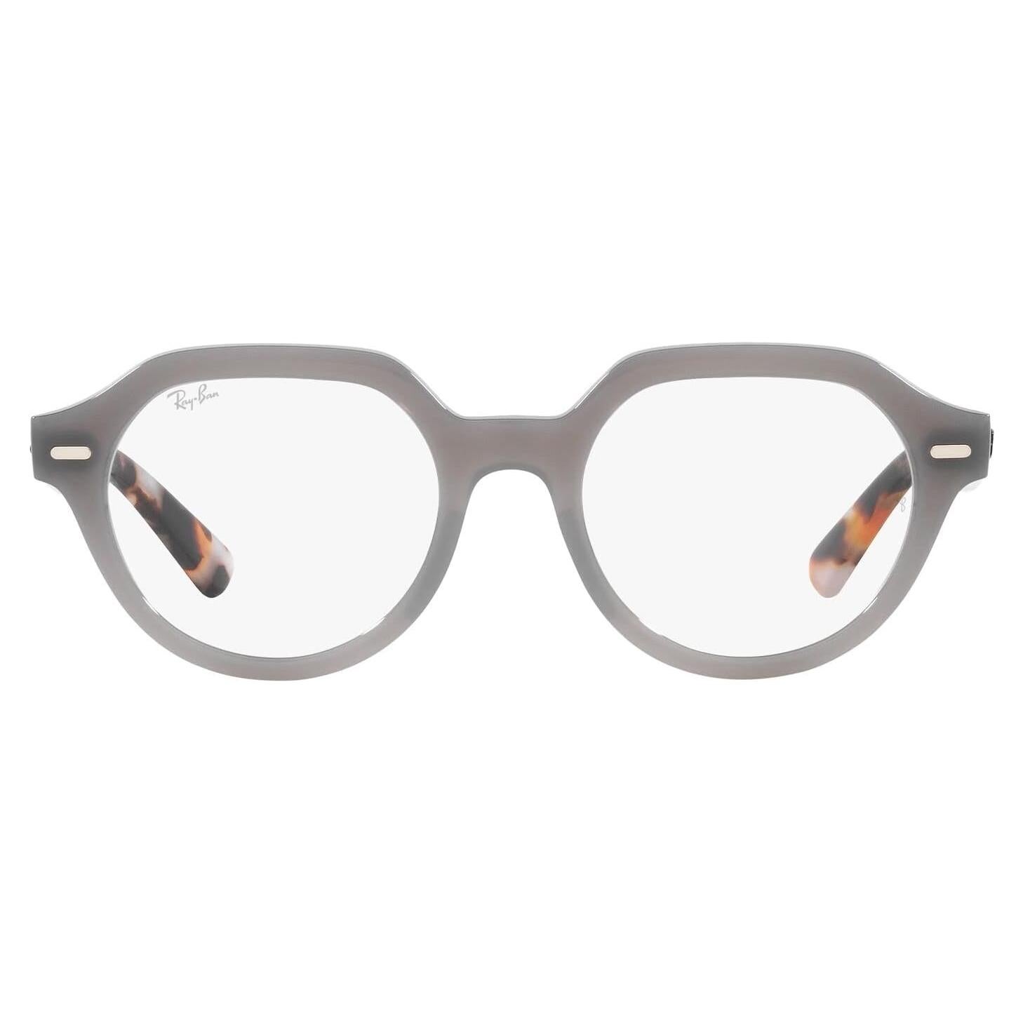 Montura de Gafas Ray-Ban RX7214 Gina Cuadrada Gris Opalino