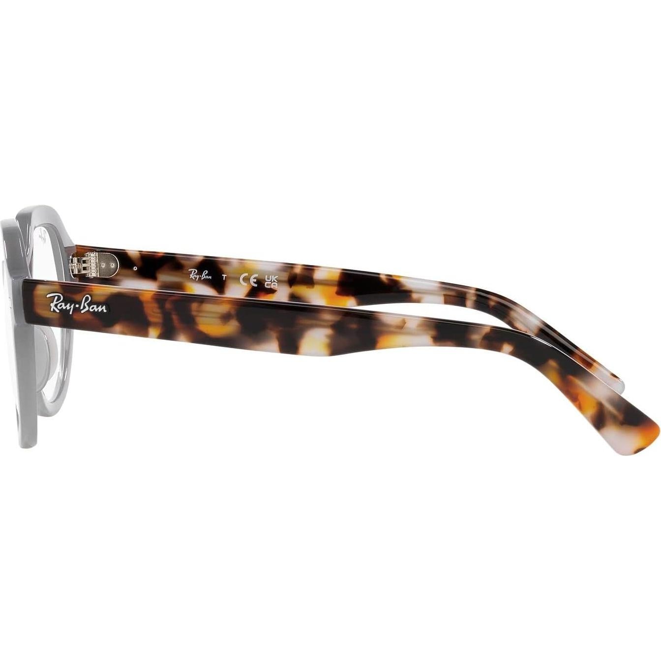 Montura de Gafas Ray-Ban RX7214 Gina Cuadrada Gris Opalino