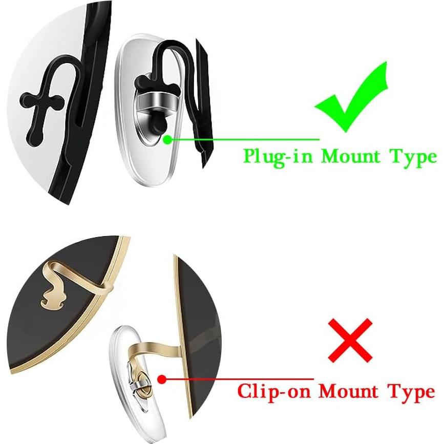 Almohadillas de nariz RayBan RB6335 RB3549 RB4071 Plata