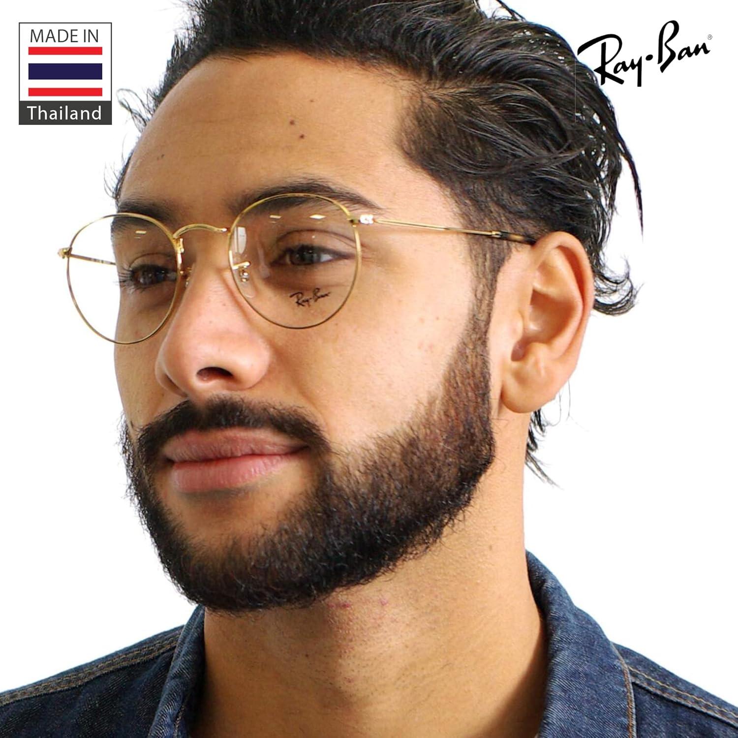 Gafas Ray-Ban RB3447V Redondas de Metal con Kit de Limpieza