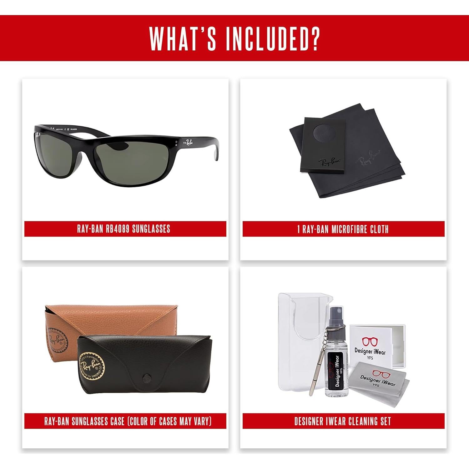 Gafas de Sol Ray-Ban Balorama RB4089 Polarizadas 62mm