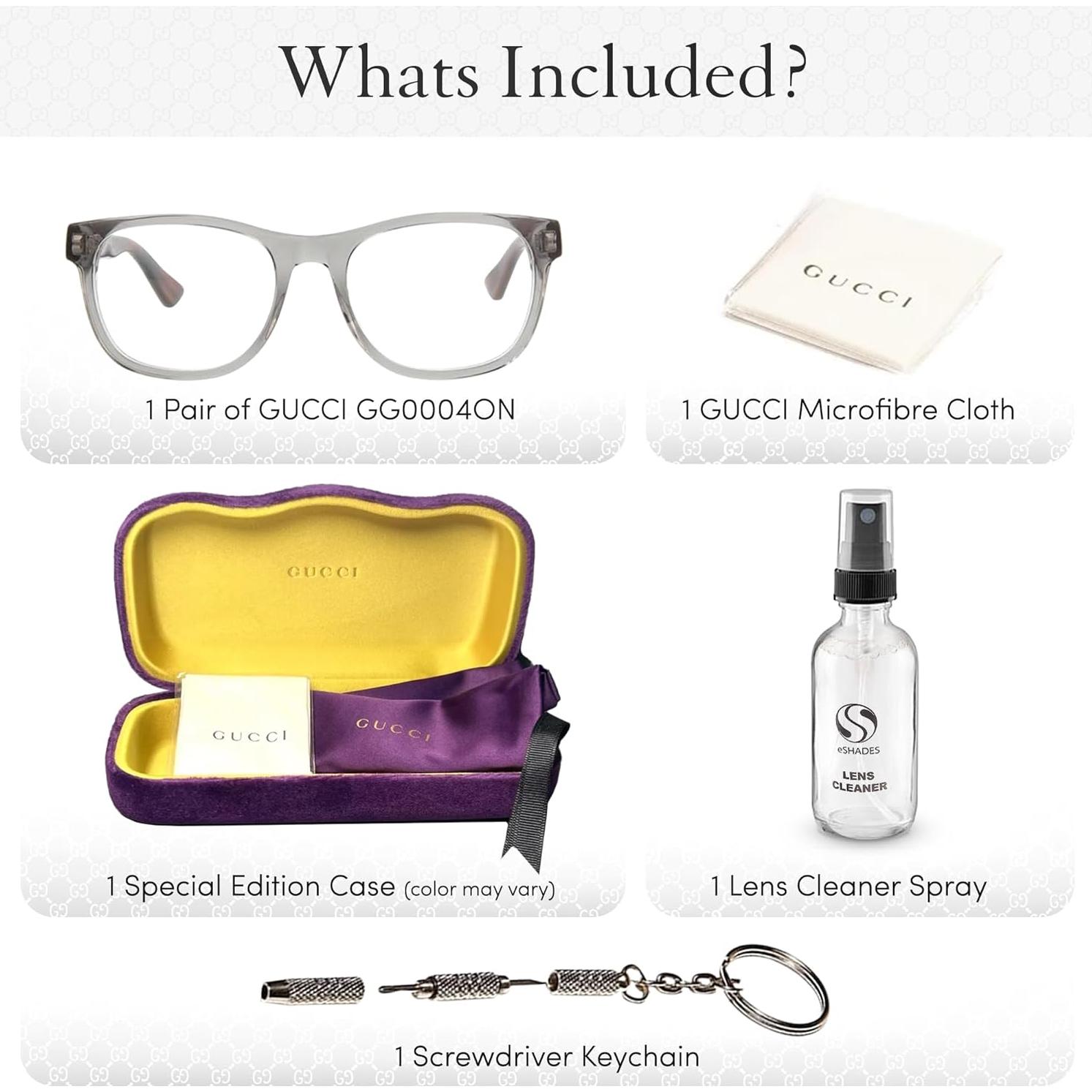 Gafas de Sol Gucci GG0004ON Cuadradas Elegantes 57.3mm