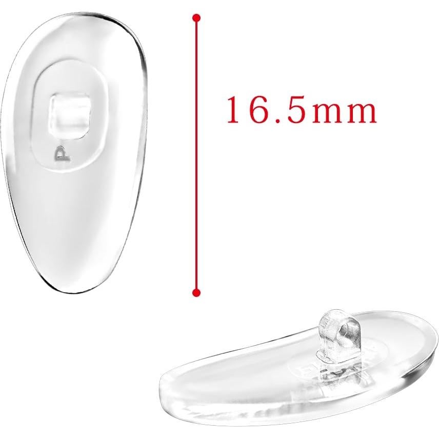 Tornillos y Almohadillas de Nariz para Gafas Prada 16.5mm