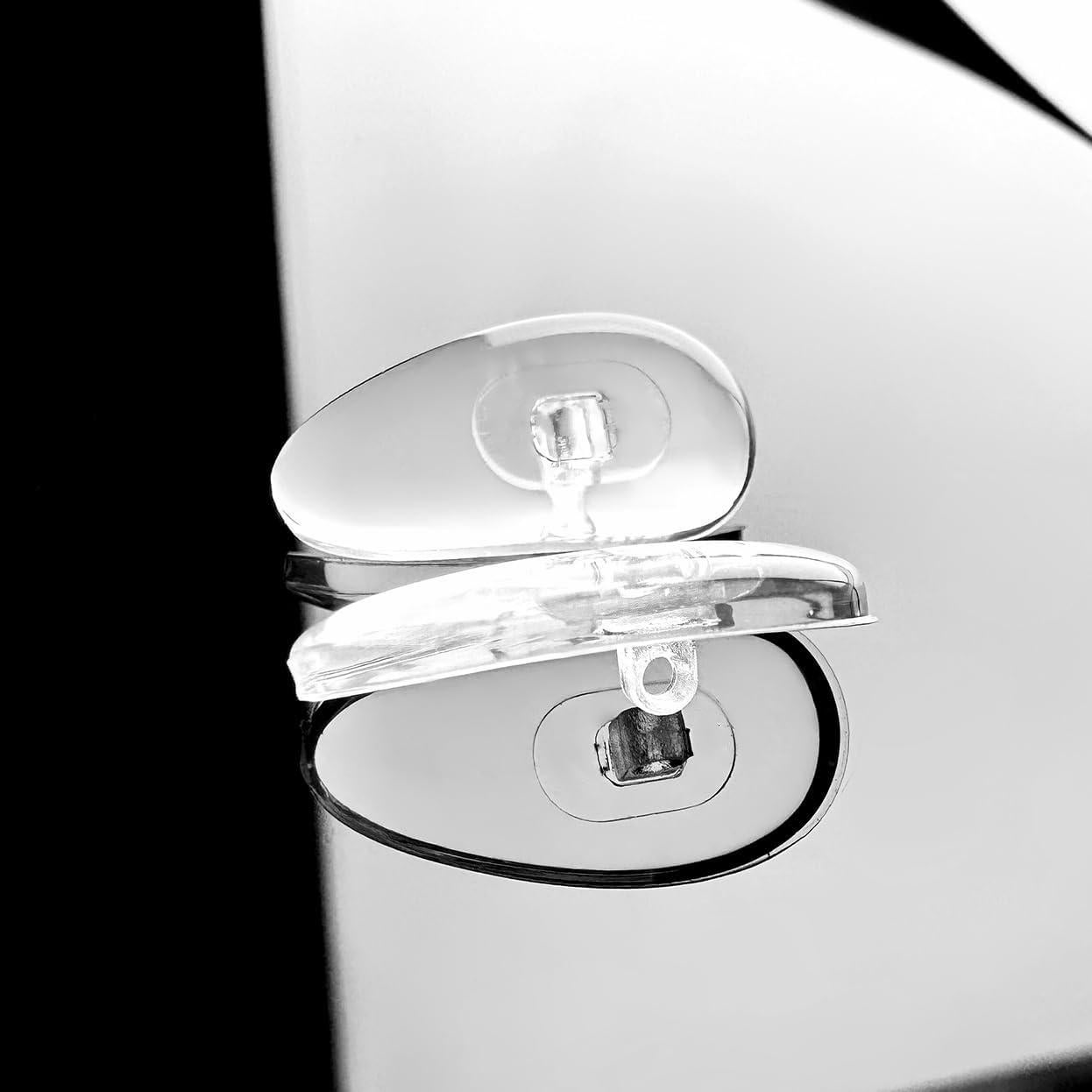 Almohadillas Nasales Atornillables PRADA Plateadas 16.5mm