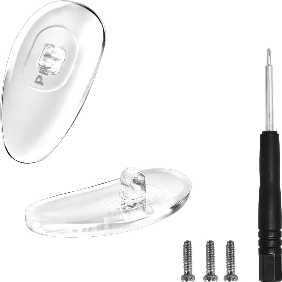 Almohadillas Nasales Atornillables PRADA Plateadas 16.5mm