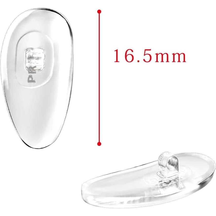 Almohadillas Nasales Atornillables PRADA Plateadas 16.5mm