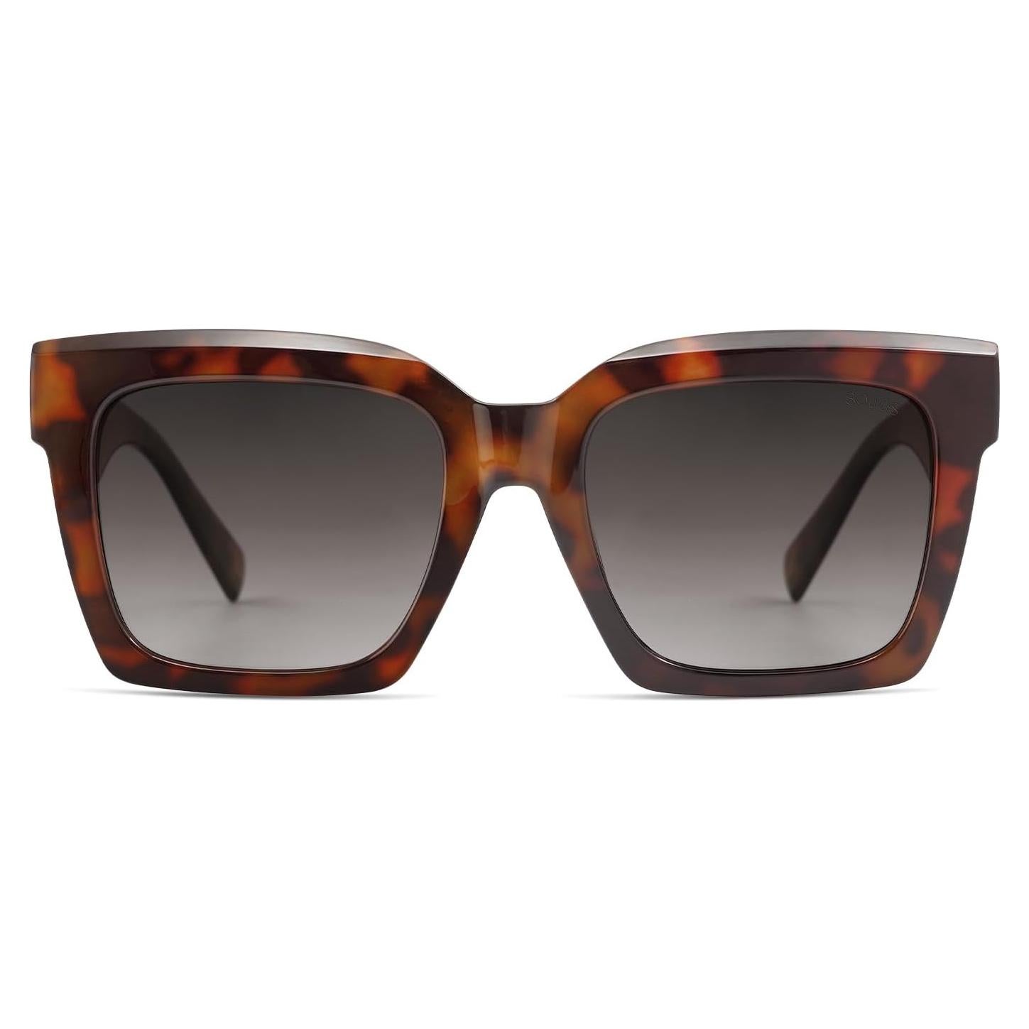 Gafas de sol polarizadas SOJOS SJ2306 unisex marrón UV400