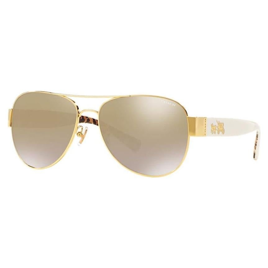 Gafas de sol Coach HC7059 Dorado Espejado Gradiente 58mm