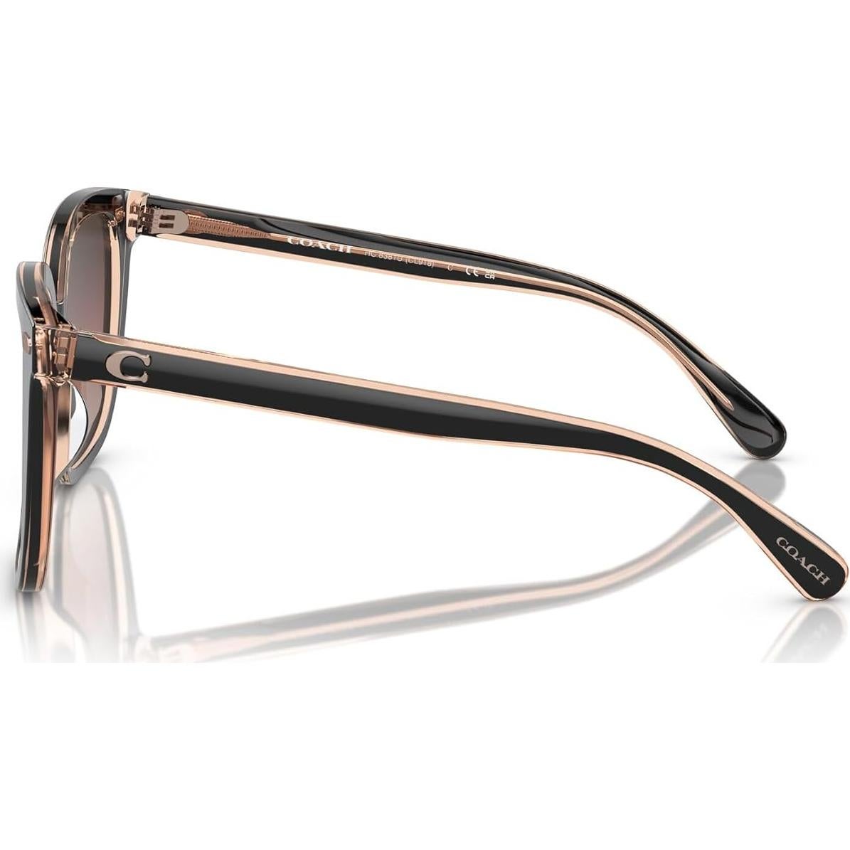 Gafas de sol cuadradas Coach HC8381U para mujer UV 100%