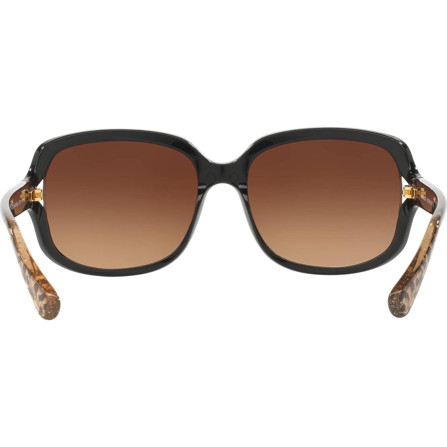 Gafas de sol Coach HC8169, Negro y Marrón Degradado, 57 mm