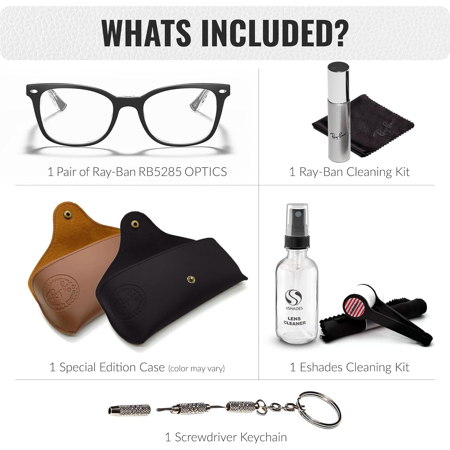 Gafas Ray-Ban RB5285 Acetato Mariposa con Kit de Limpieza