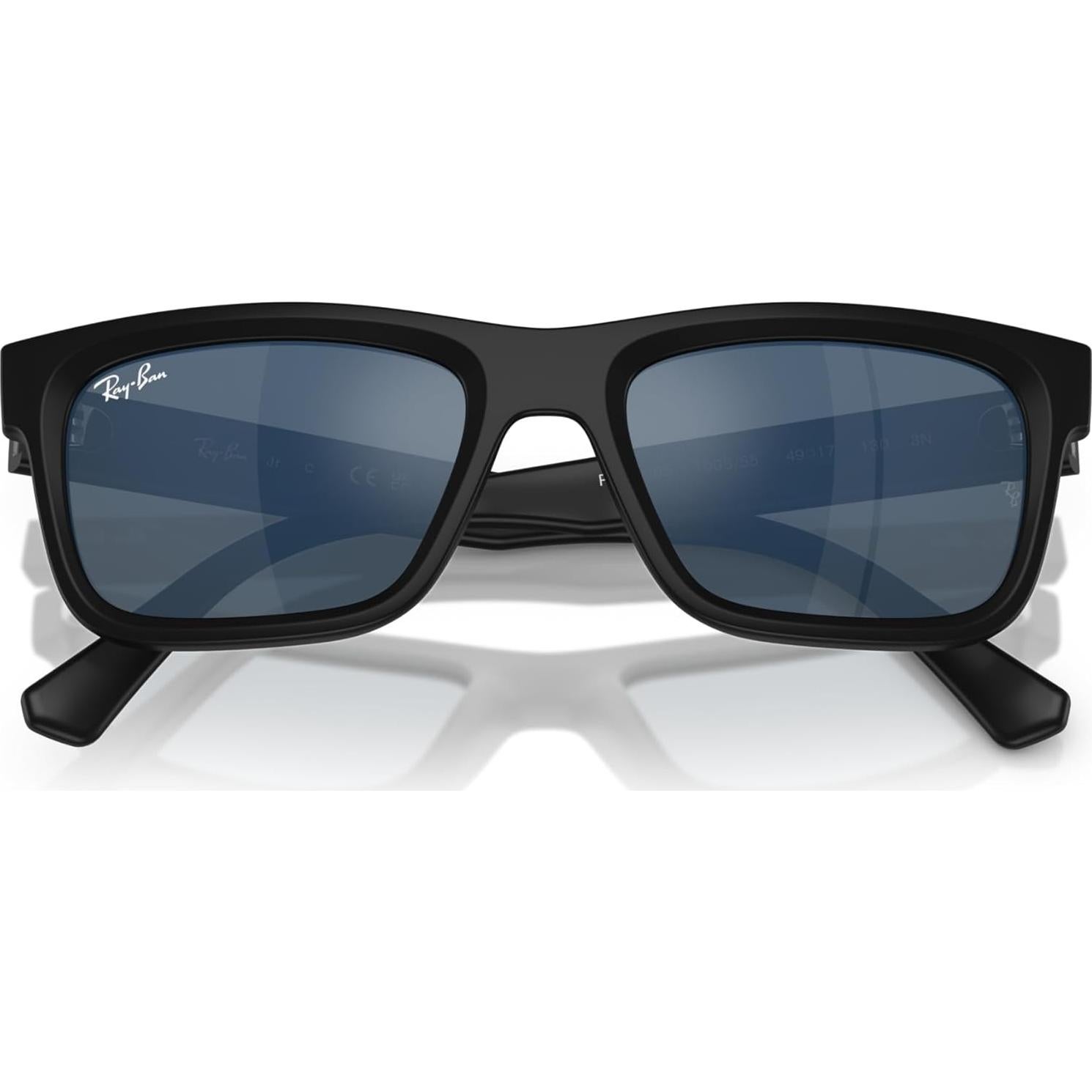 Gafas de sol unisex Ray-Ban RJ9196S Warren 49mm negro mate