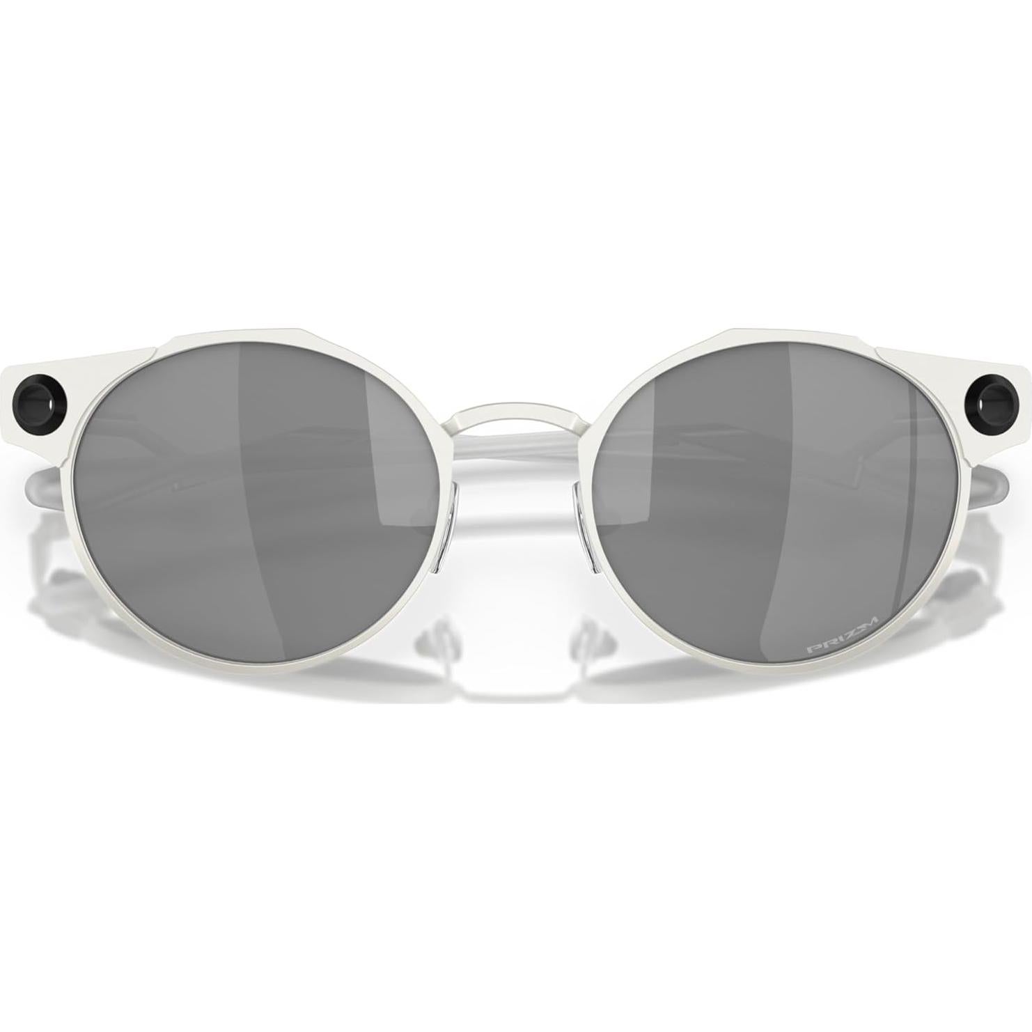 Gafas de sol Oakley para hombre Prizm negras 50 mm cromo satinado