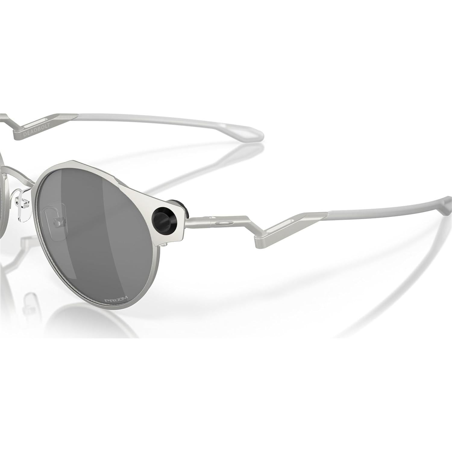 Gafas de sol Oakley para hombre Prizm negras 50 mm cromo satinado