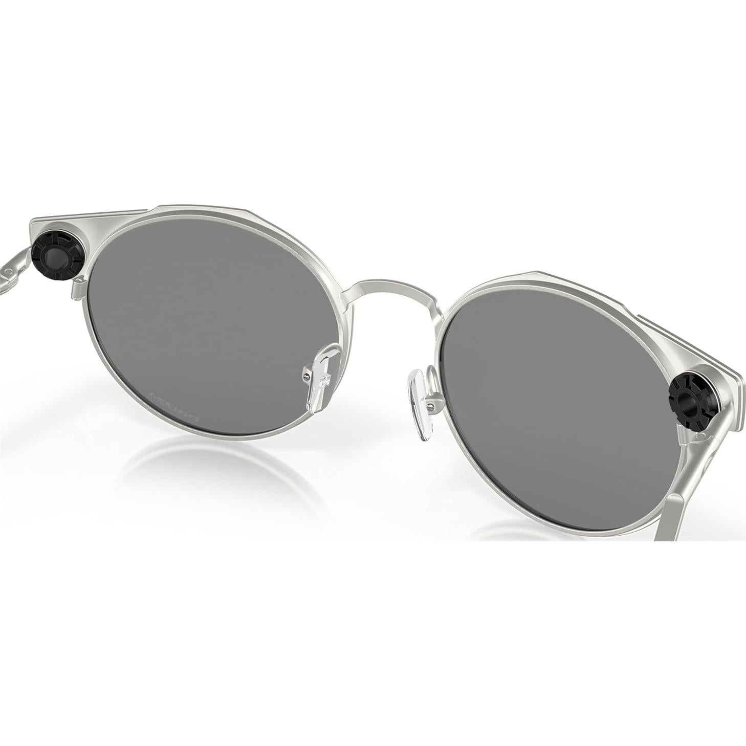 Gafas de sol Oakley para hombre Prizm negras 50 mm cromo satinado