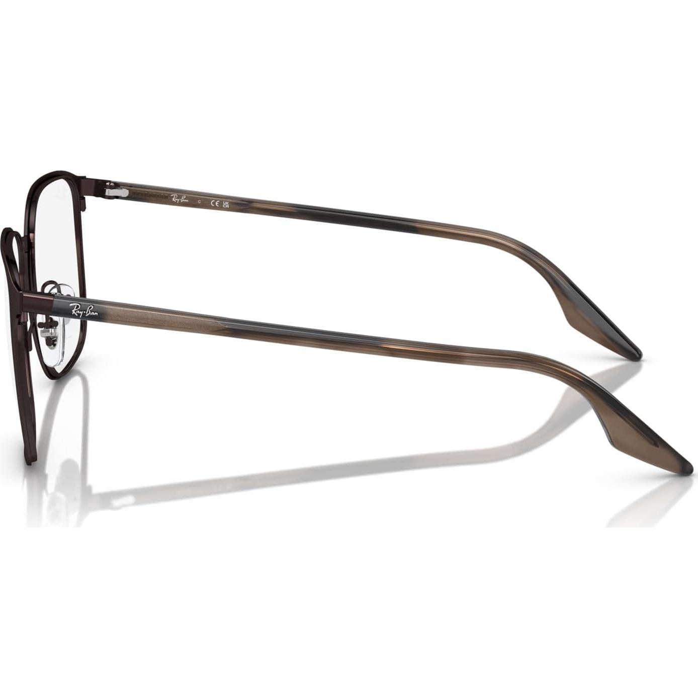 Gafas de Prescripción Ray-Ban RX6512 Cuadradas Marrón 54mm