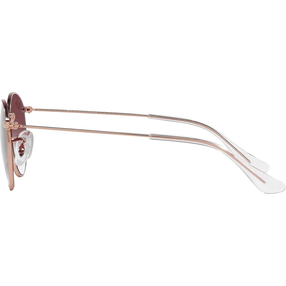 Gafas de sol redondas Ray-Ban Junior RJ9547S 100% UV Oro Rosa