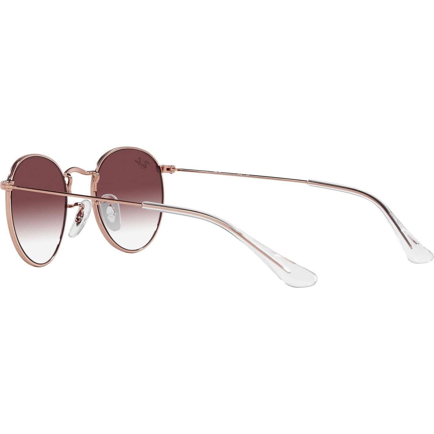 Gafas de sol redondas Ray-Ban Junior RJ9547S 100% UV Oro Rosa