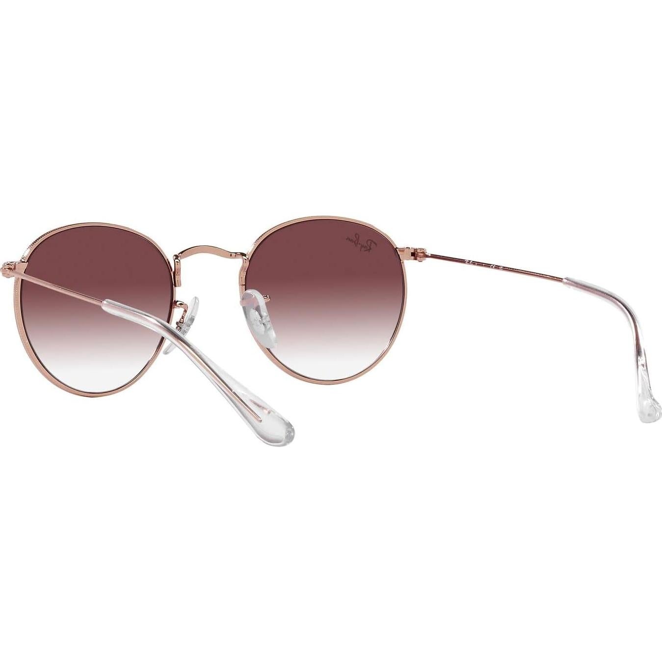 Gafas de sol redondas Ray-Ban Junior RJ9547S 100% UV Oro Rosa
