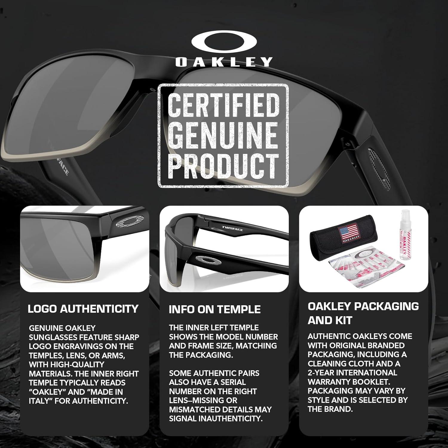 Gafas de Sol Oakley TwoFace OO9189 Cuadradas Negro Mate