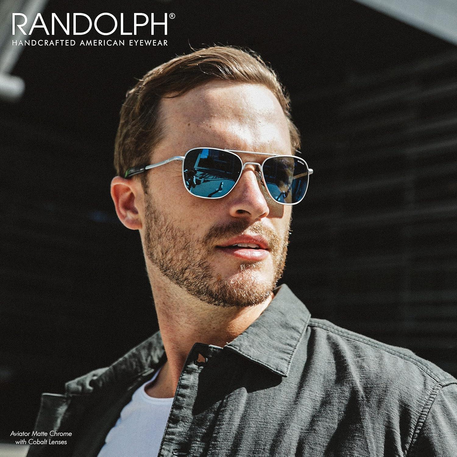 Gafas de sol aviador Randolph 58mm con protección UV