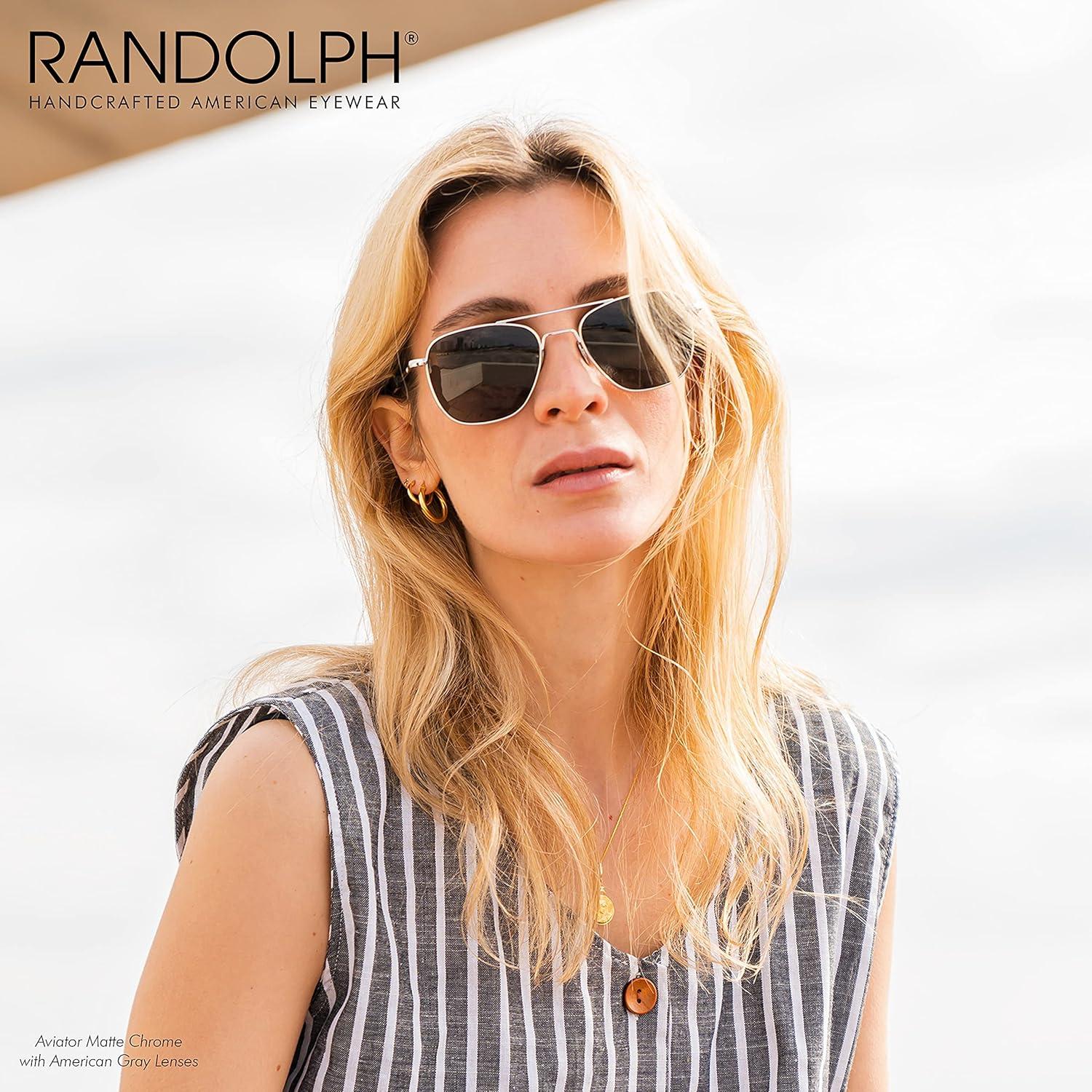 Gafas de sol aviador Randolph 58mm con protección UV