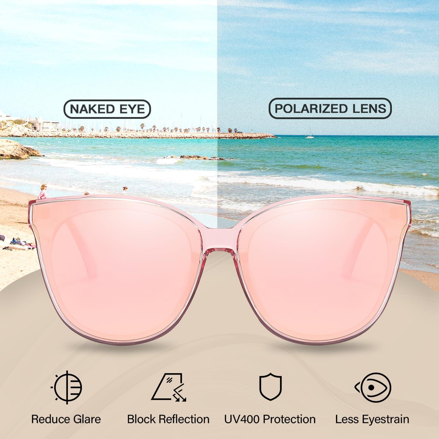 Gafas de sol HASFOX Cat Eyes para mujeres | Polarizadas UV400