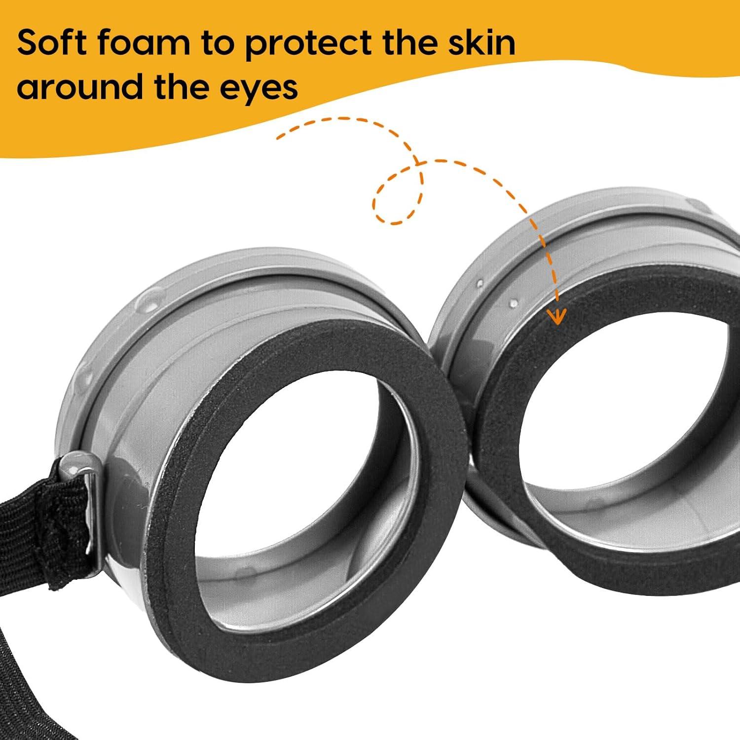 Gafas de Halloween Steampunk Vintage Plata - Paquete de 2