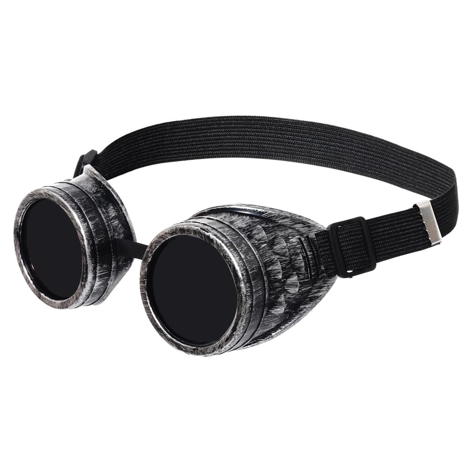 Gafas Vintage Steampunk Plata Antigua para Disfraces