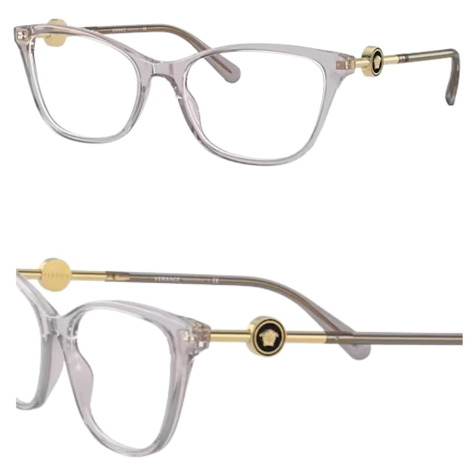 Gafas de Sol VERSACE VE3293 Medusa Gato Gris Transparente