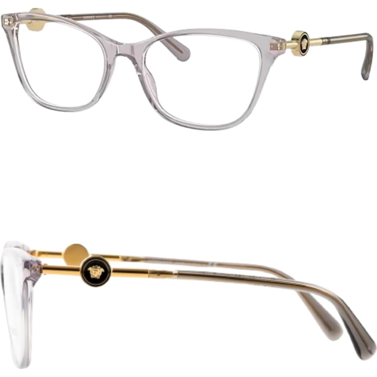 Gafas de Sol VERSACE VE3293 Medusa Gato Gris Transparente