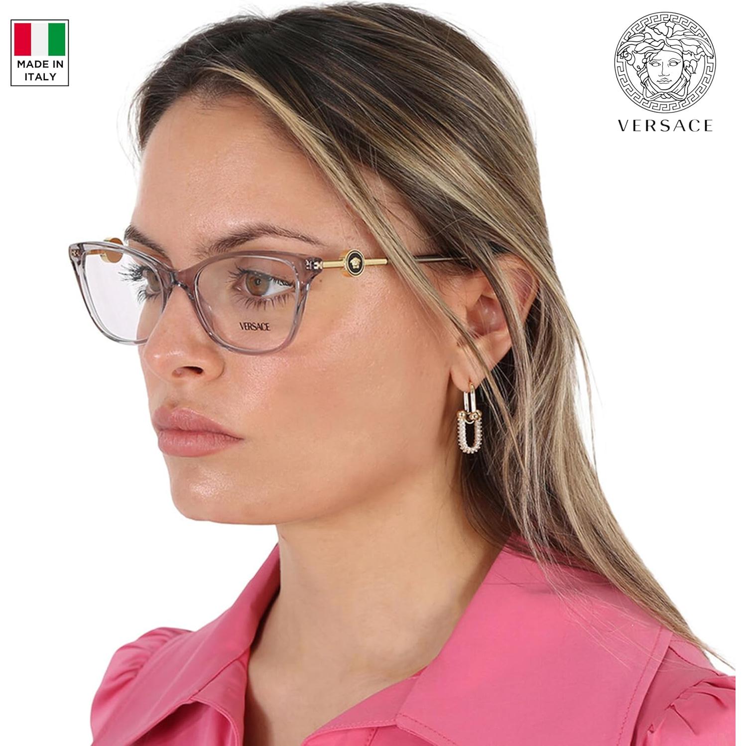 Gafas de Sol VERSACE VE3293 Medusa Gato Gris Transparente