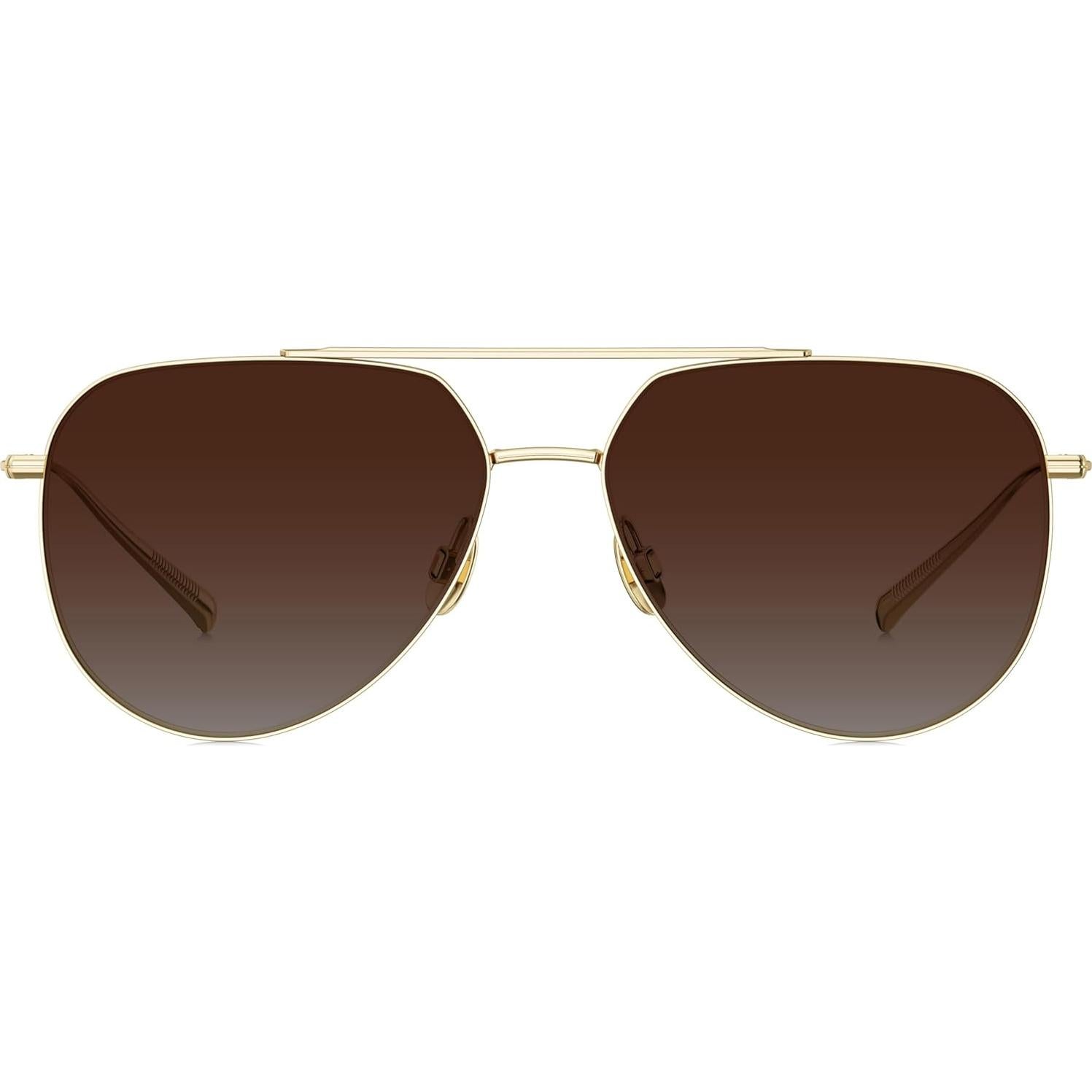 Gafas de Sol Aviador Polarizadas Bolon Titanio Oro Claro