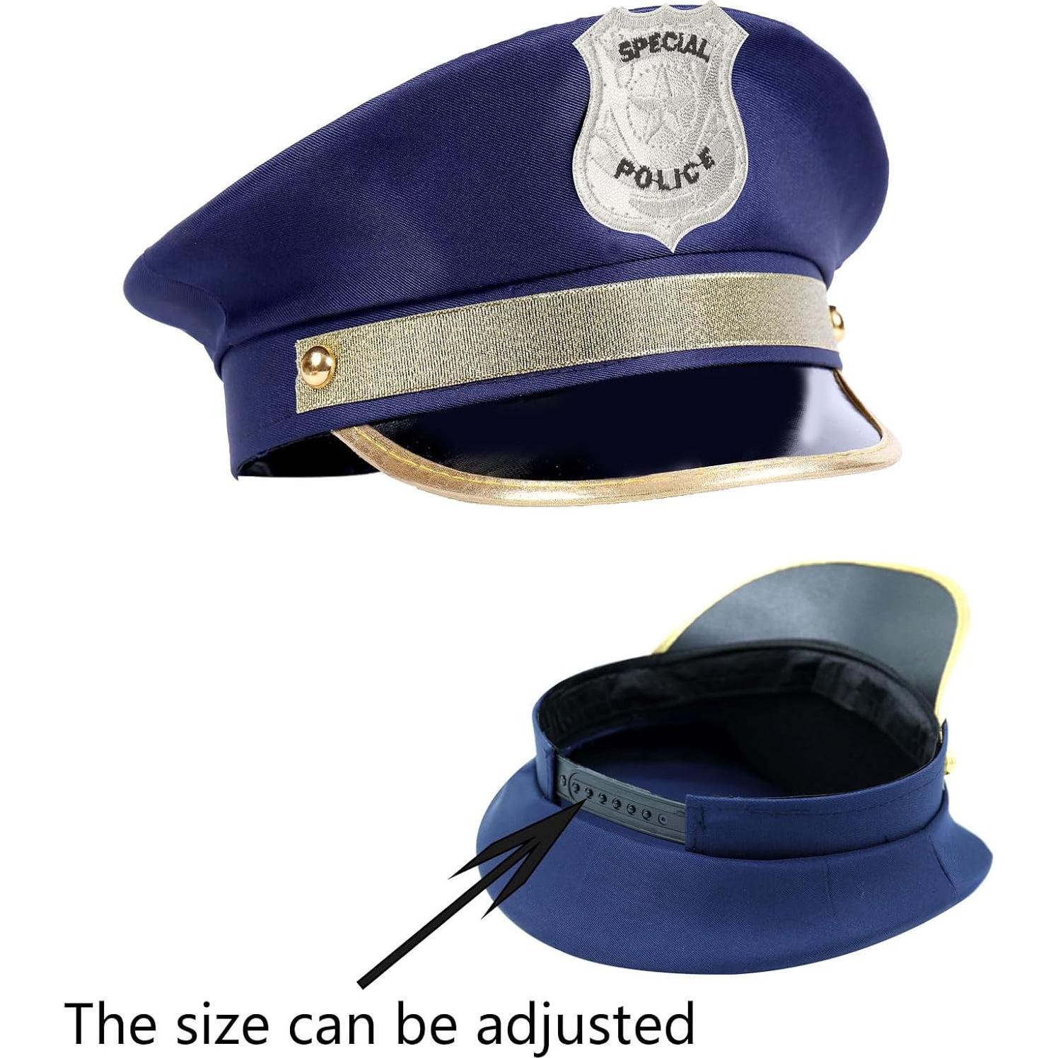 Kit de Disfraz de Policía Beelittle - 7 Piezas Accesorios