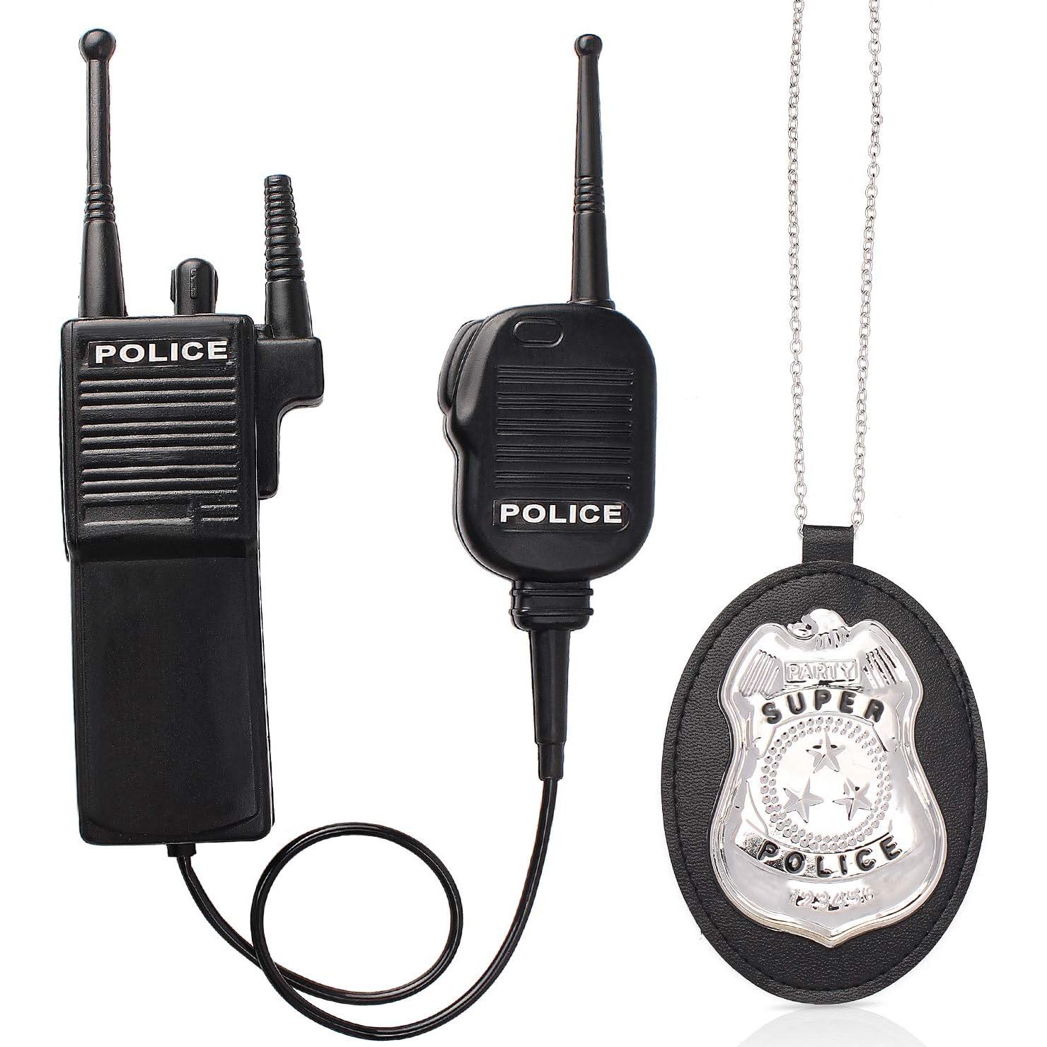 Conjunto de Disfraz de Policía Beelittle - Sombrero, Esposas, Gafas