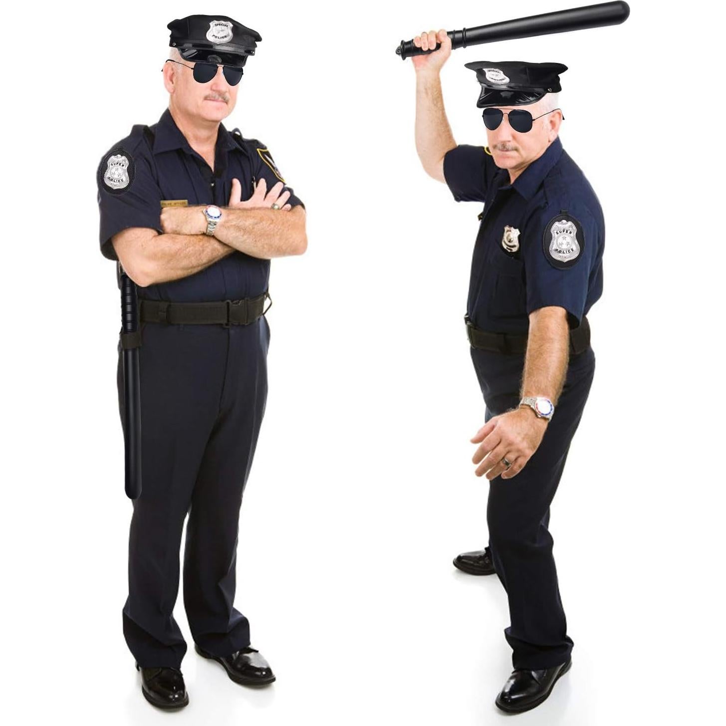 Set de Disfraz de Policía Beelittle con Sombrero y Accesorios