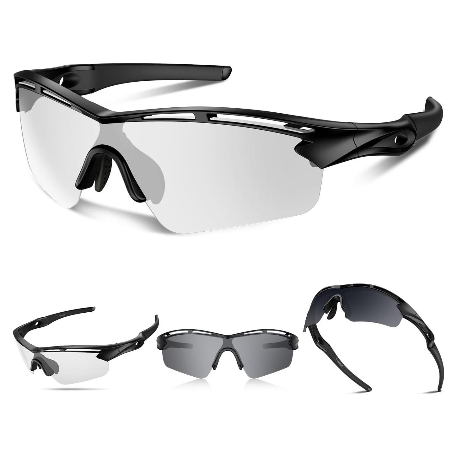 Gafas de sol deportivas fotocromáticas Rosemal UV400 TR90