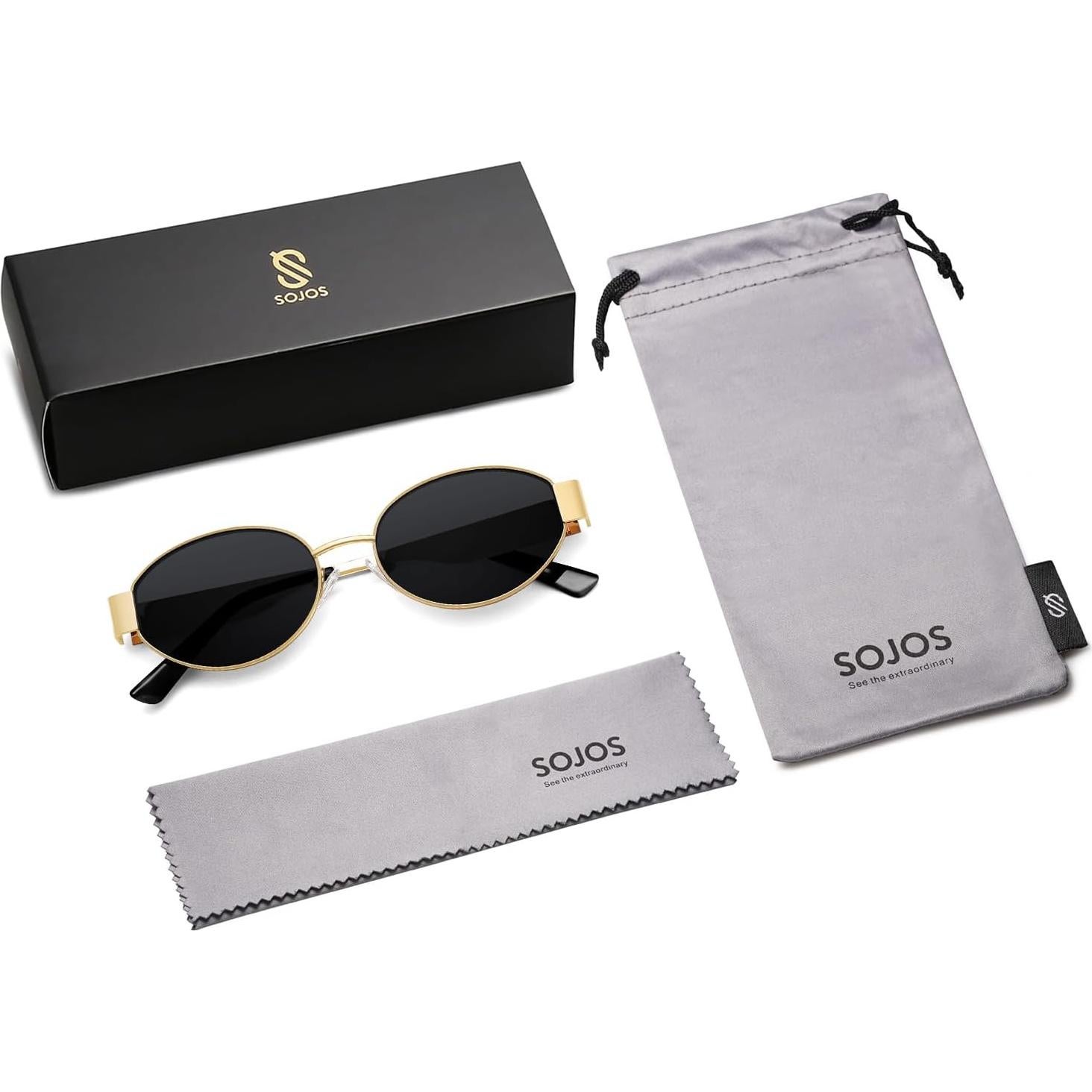 Gafas de sol ovaladas SOJOS SJ1256 UV400 para mujeres