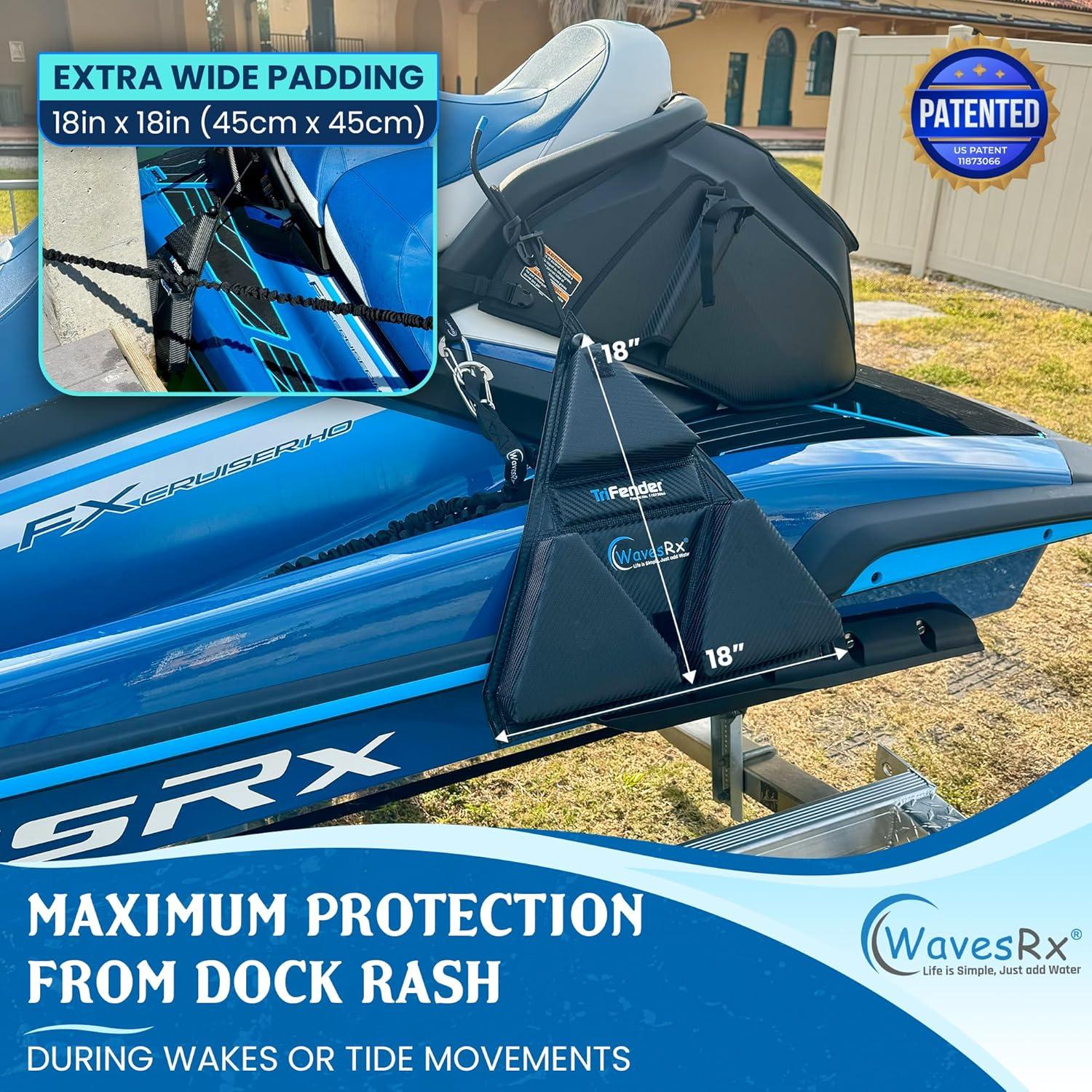 Bumper de Fender PWC WAVESRX Fibra de Carbono 2 Unidades