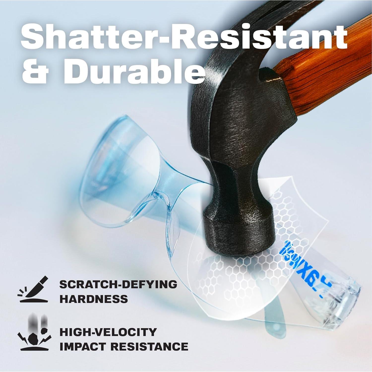 Gafas de Seguridad Raxwell Clear ANSI Z87.1 Paquete de 12