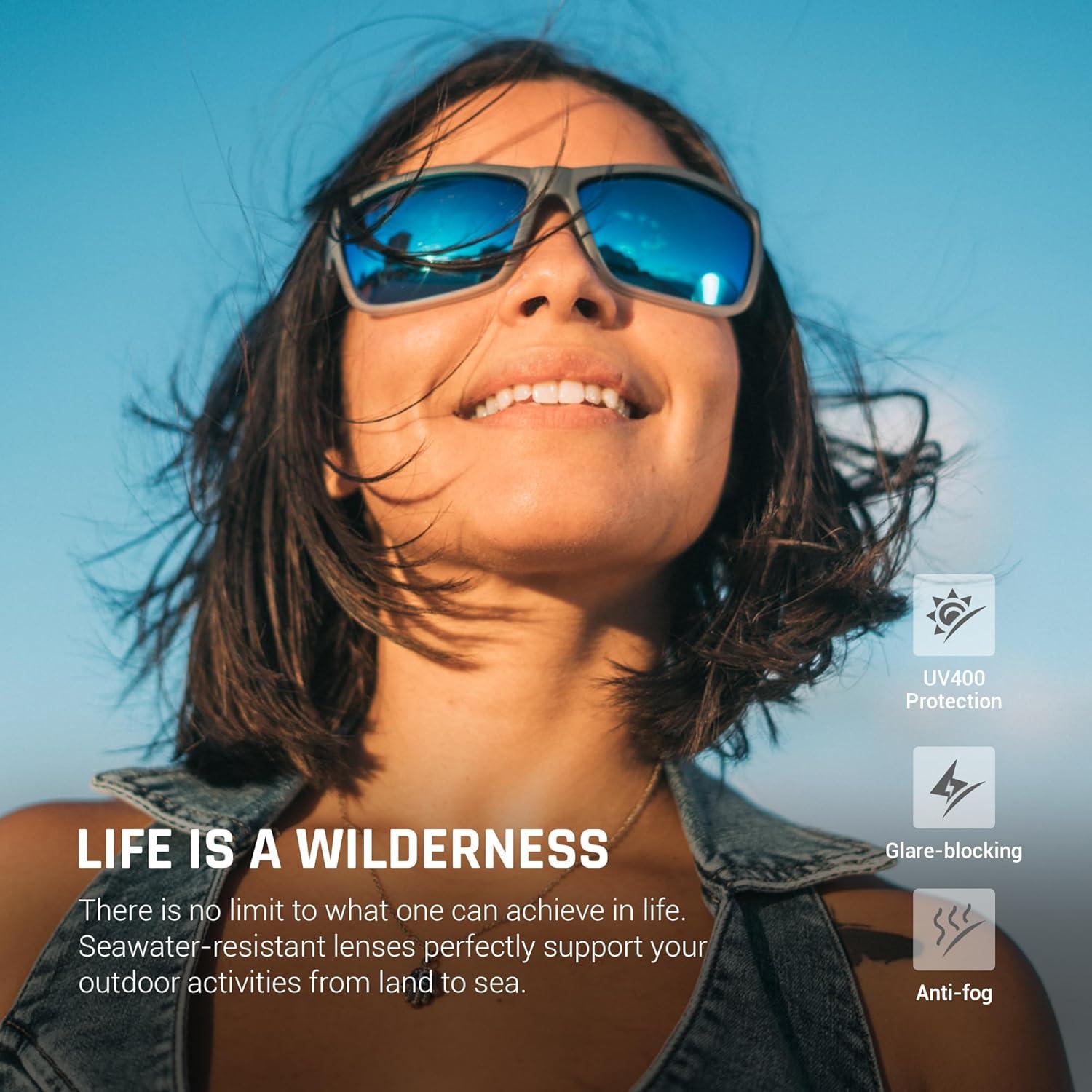 Gafas de sol deportivas polarizadas TOREGE TR26 para ciclismo y pesca