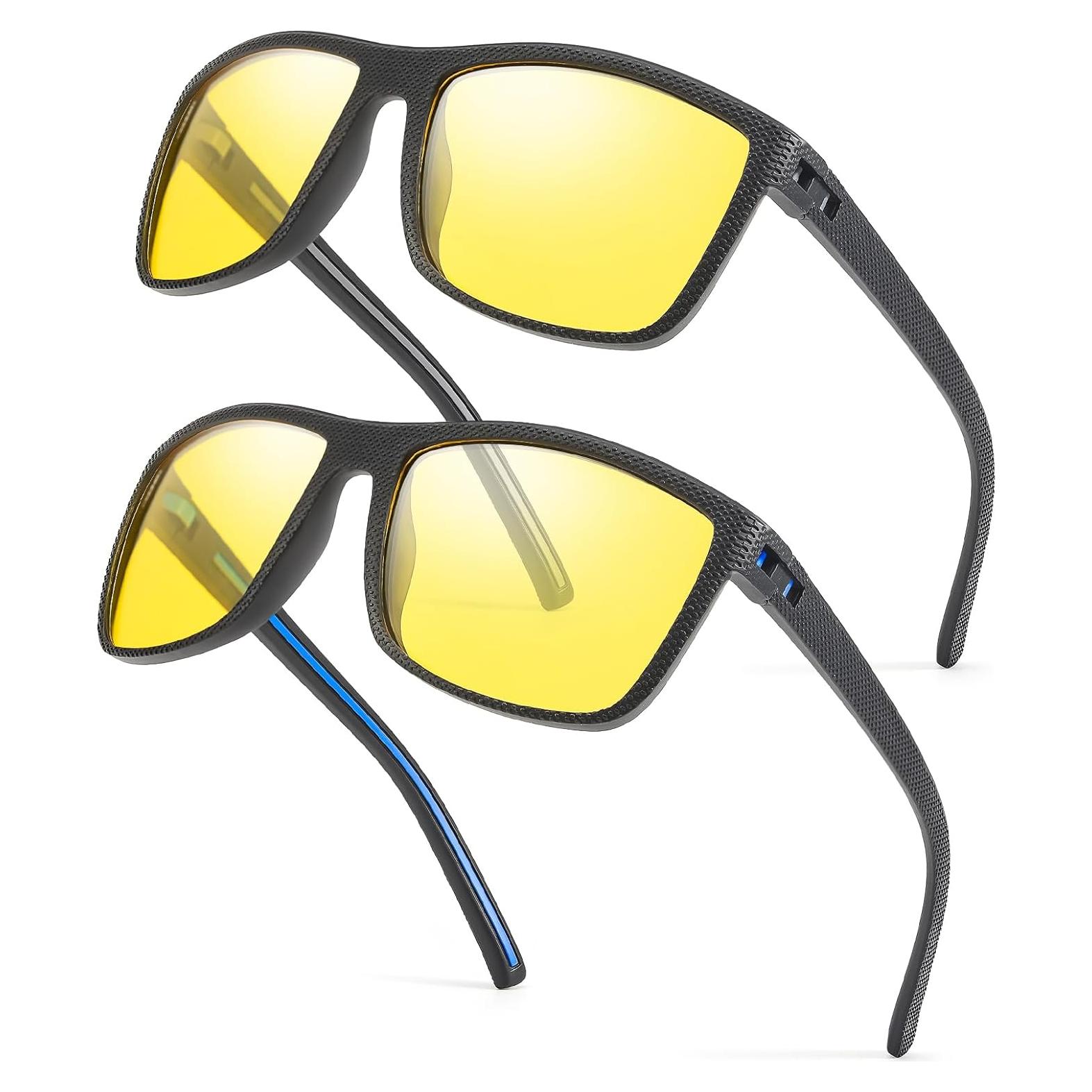 Gafas de Conducción Nocturna FIMILU Polarizadas Amarillas