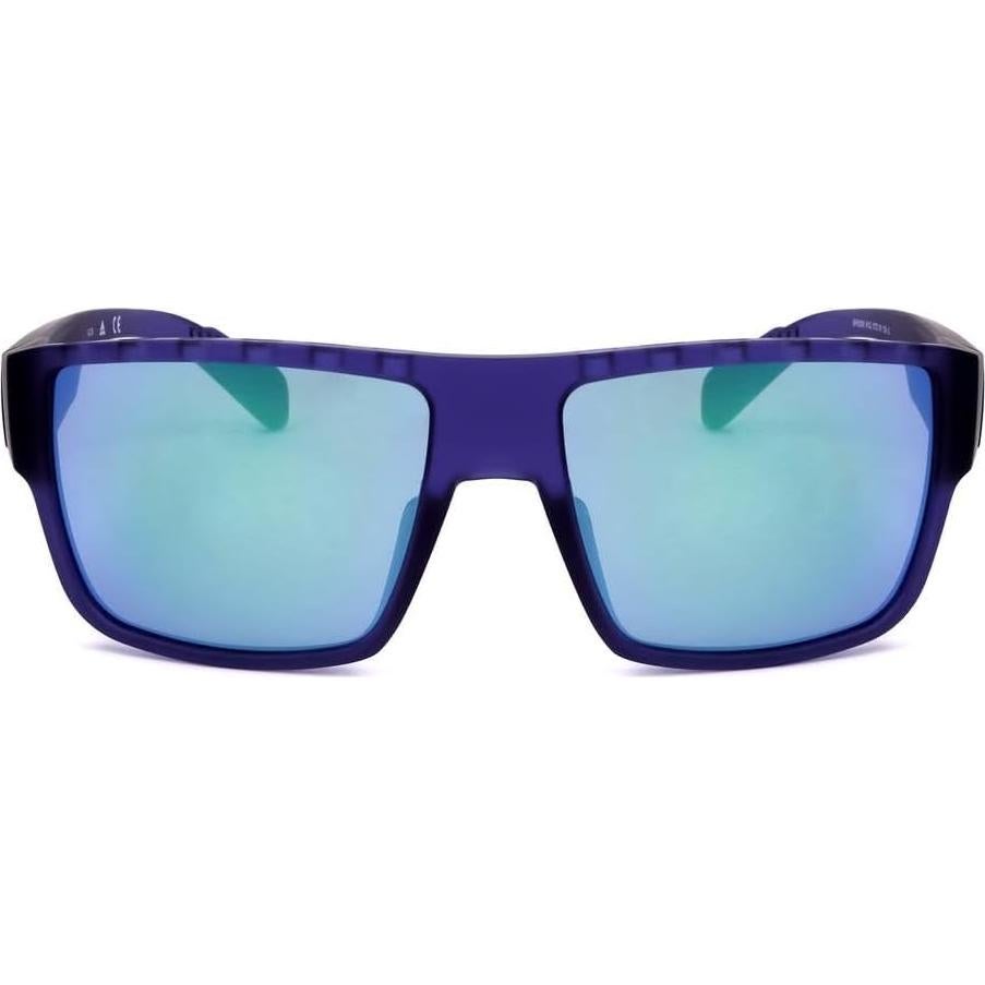 Gafas de Sol Deportivas Adidas Hombres Azul Mate 57mm