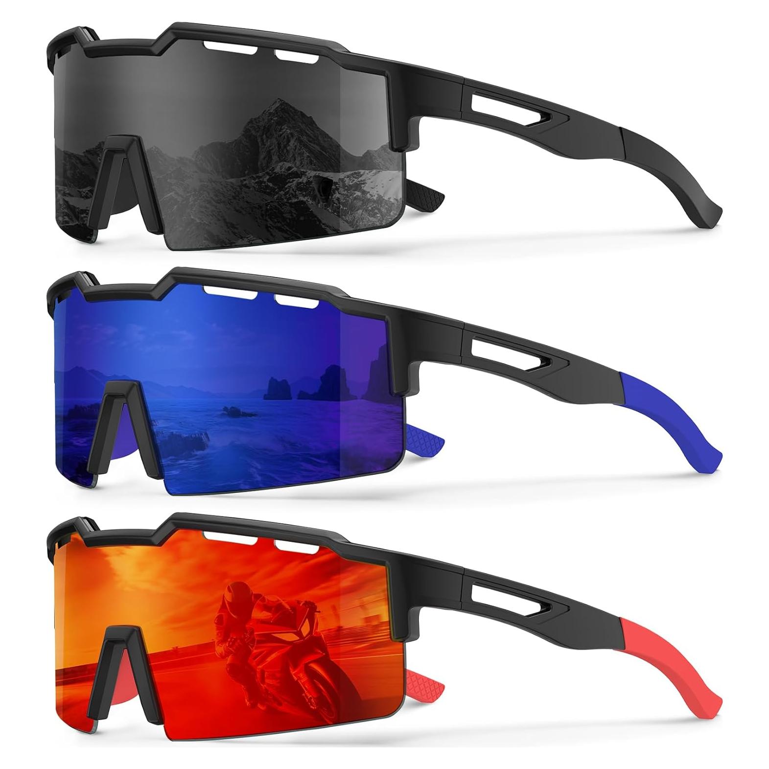 Gafas de Sol Deportivas KALIYADI Polarizadas UV400 Hombres