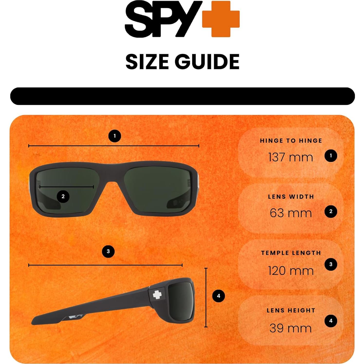 Gafas de sol Spy Monolith Mccoy 63mm con kit de accesorios