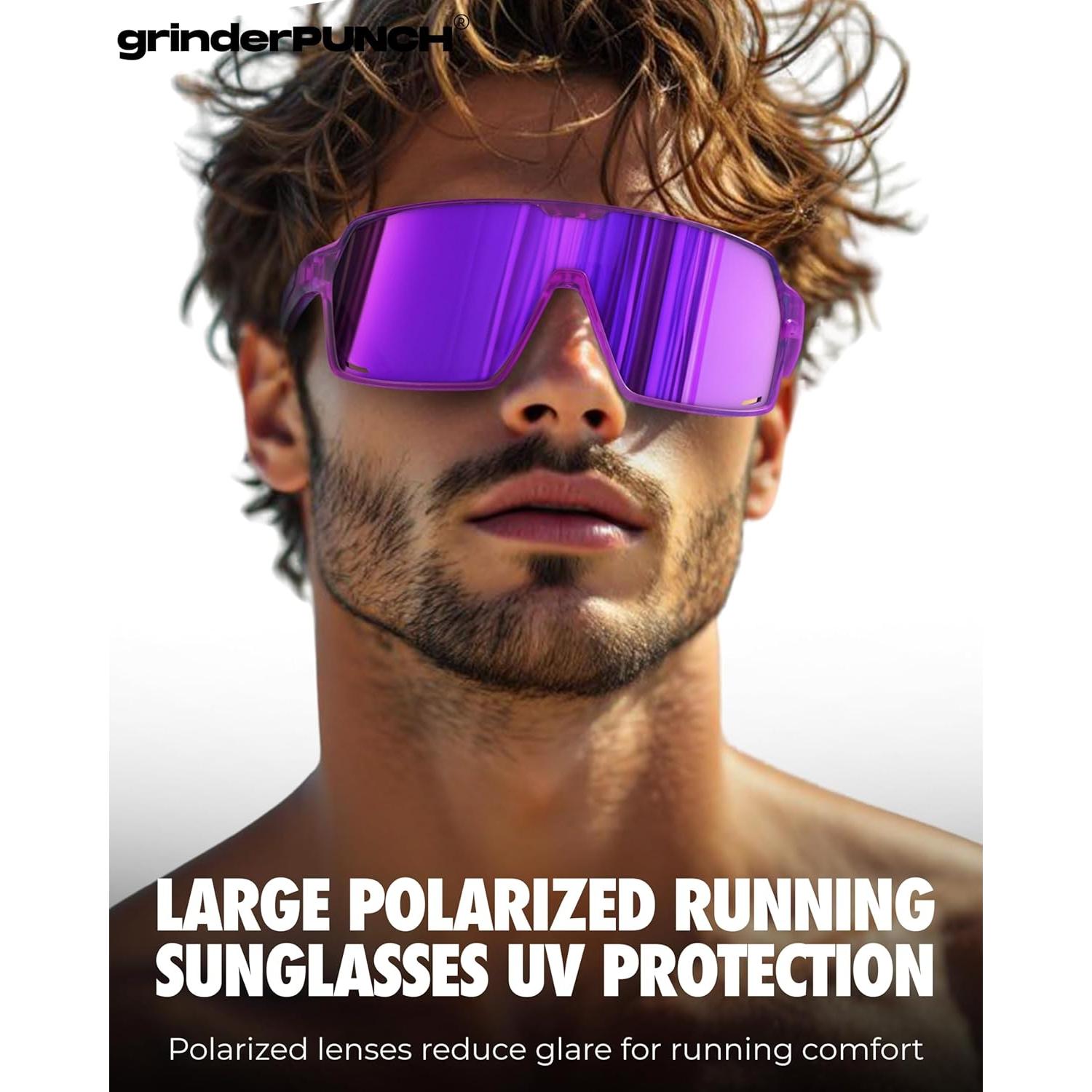 Gafas de Sol Deportivas Polarizadas grinderPUNCH UV400 Naranja