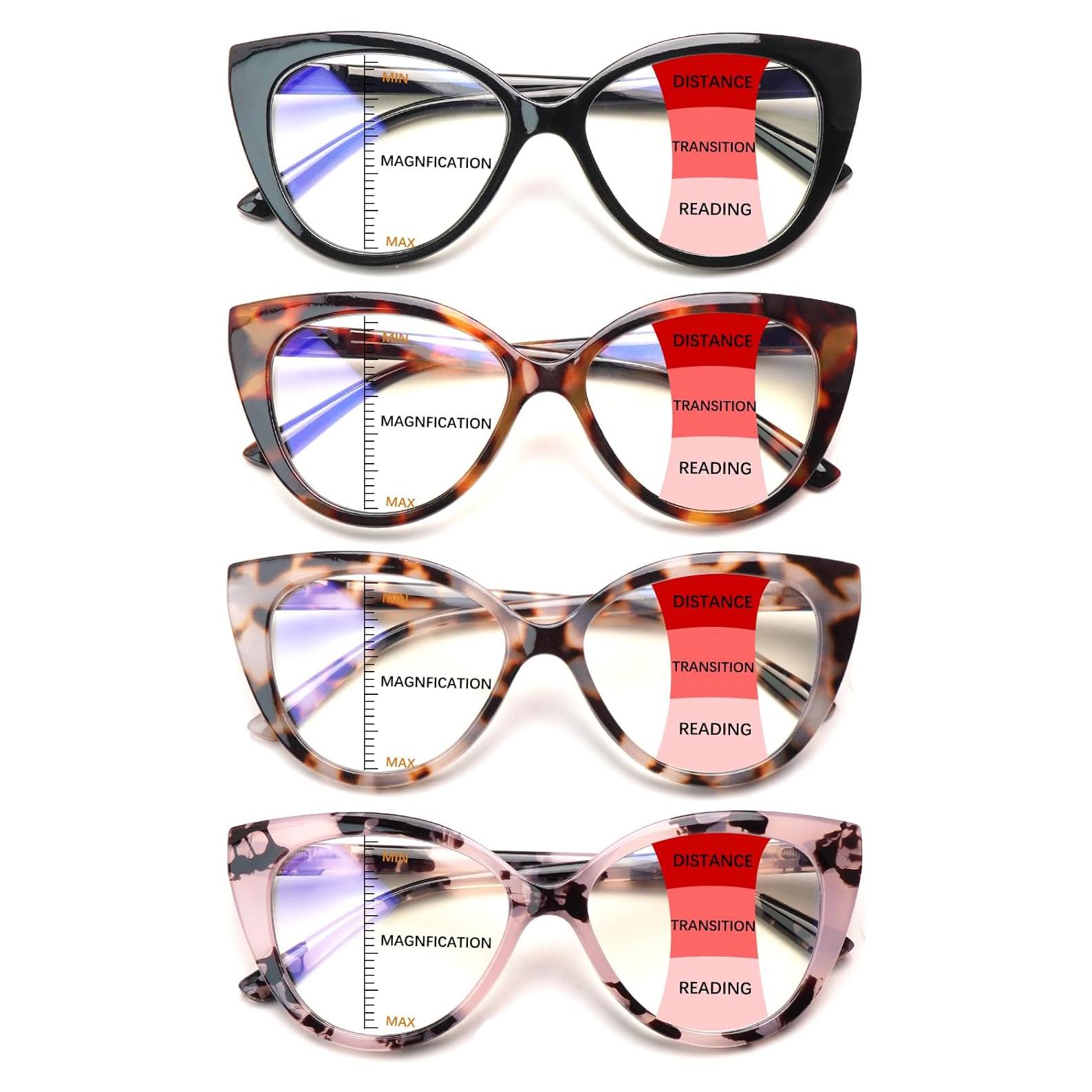 Gafas de lectura multifocales CLASAGA para mujeres 2.5x