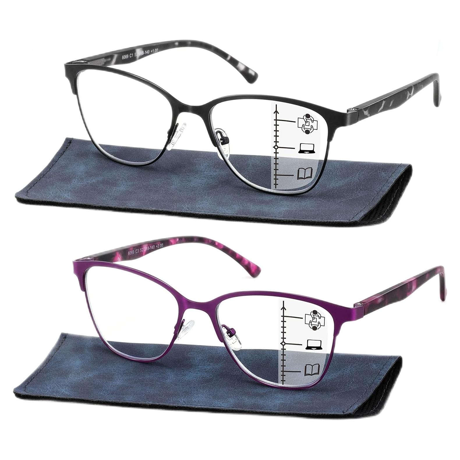 Gafas de lectura multifocal progresivas Sunamoy para mujeres