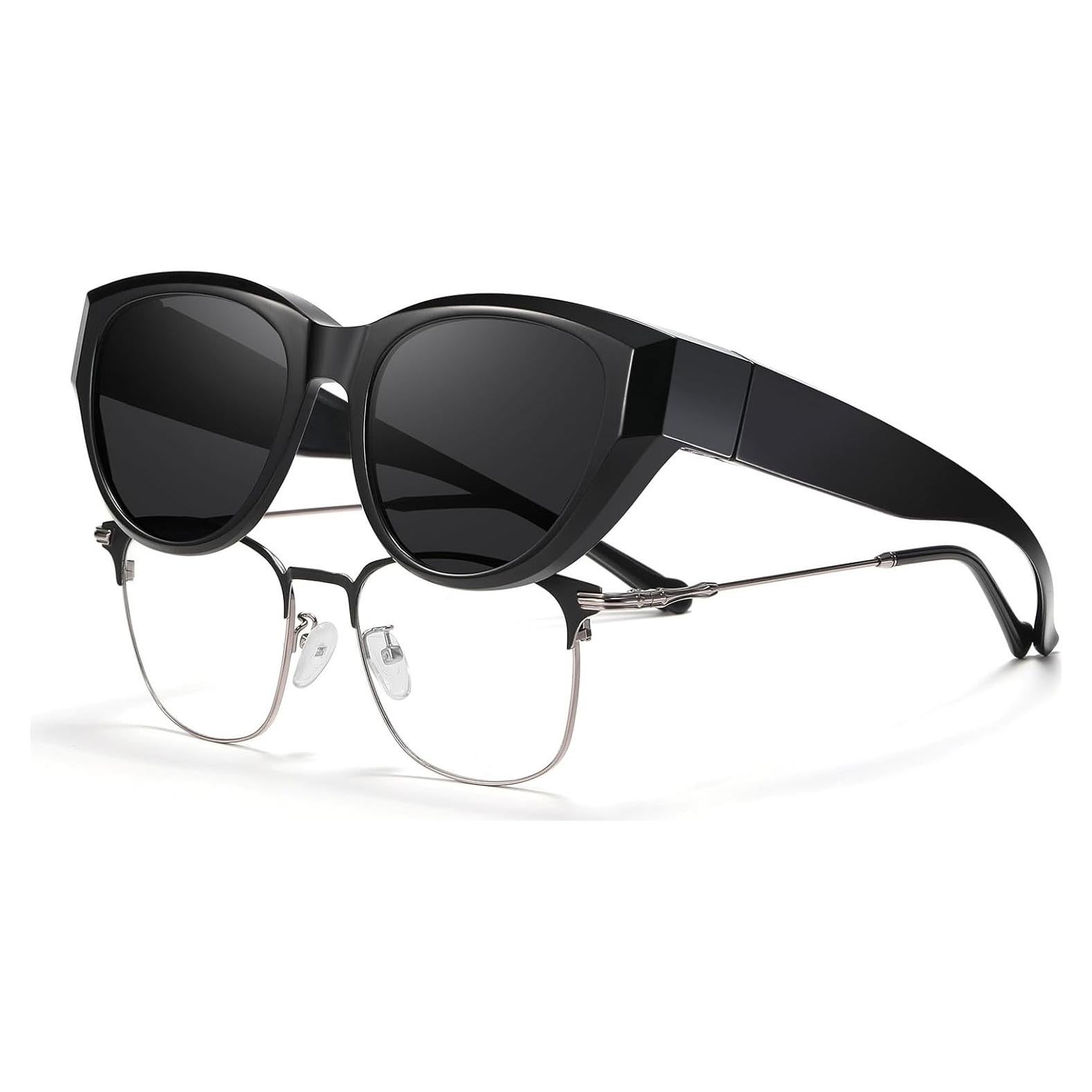 Gafas de Sol Polarizadas HAOLOTA Fit Over para Mujeres UV400